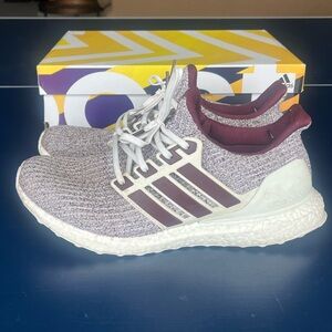 Adidas Ultraboost 1.0 Red Burgundy White Texas A&M Men’s 10.5